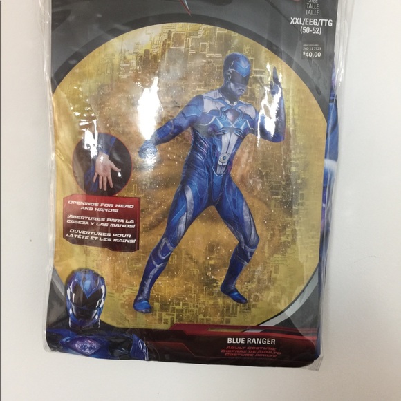 Blue Power Rangers Costume - Picture 5 of 8